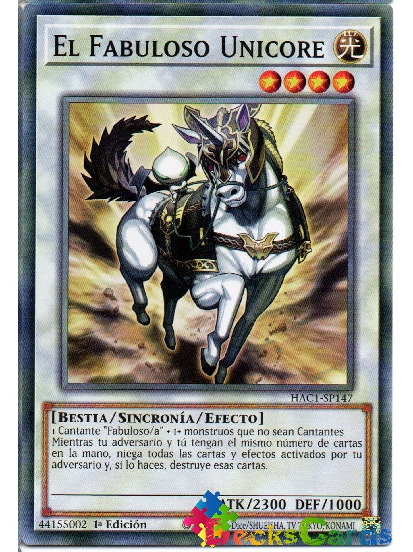 The Fabled Unicore - HAC1-EN147 - Common 1st Edition 1