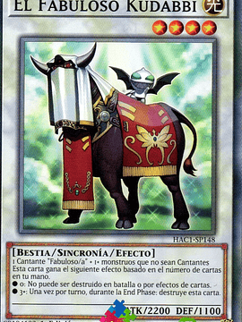 The Fabled Kudabbi - HAC1-EN148 - Duel Terminal Common Parallel 1st Edition