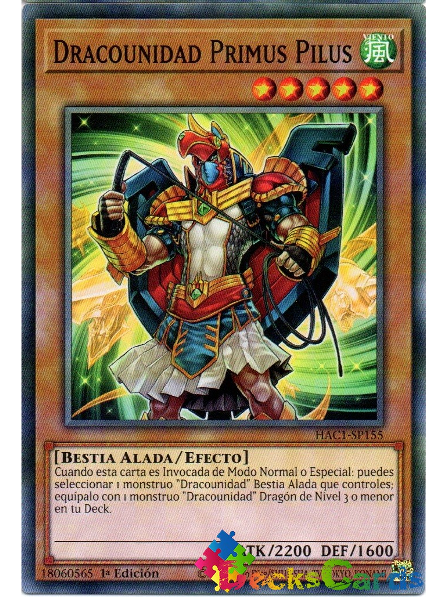 Dragunity Primus Pilus - HAC1-EN155 - Common 1st Edition 1