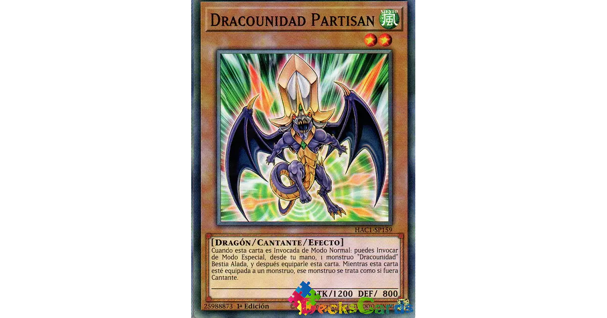 Dragunity Partisan - HAC1-EN159 - Common 1st Edition