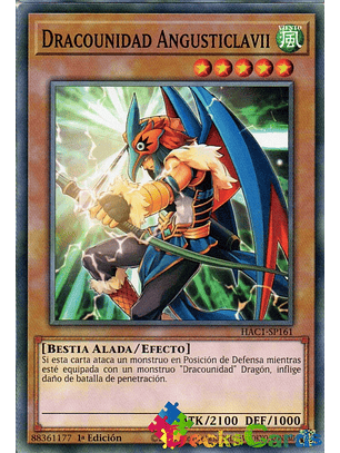 Dragunity Angusticlavii - HAC1-EN161 - Duel Terminal Common Parallel 1st Edition