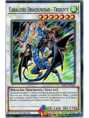 Dragunity Knight - Trident - HAC1-EN164 - Common 1st Edition