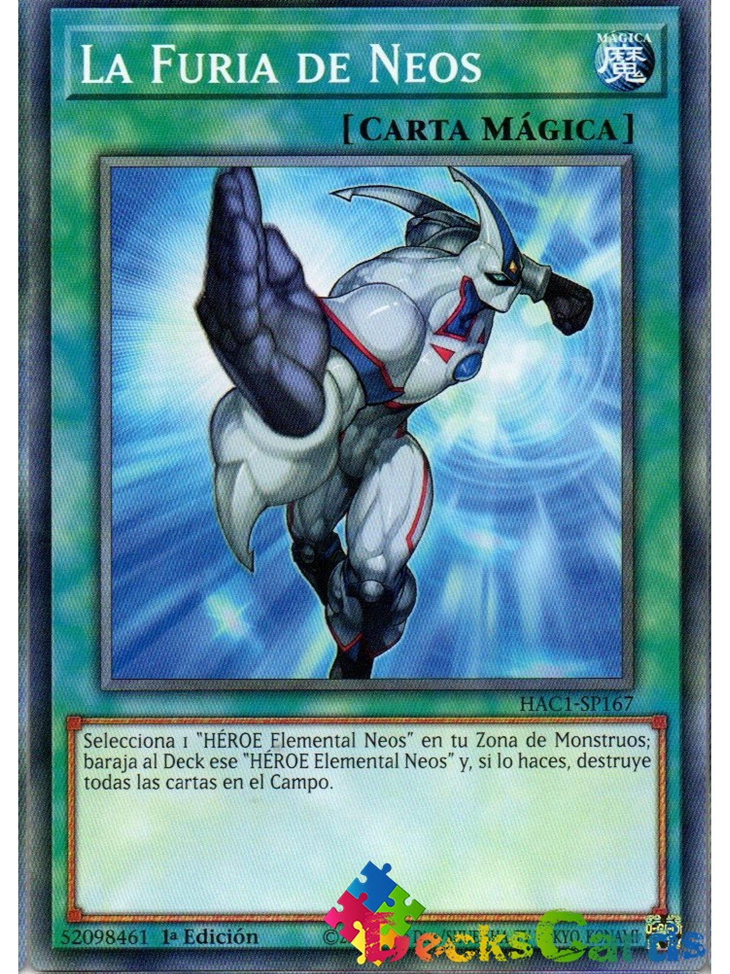 Wrath of Neos - HAC1-EN167 - Common 1st Edition 1