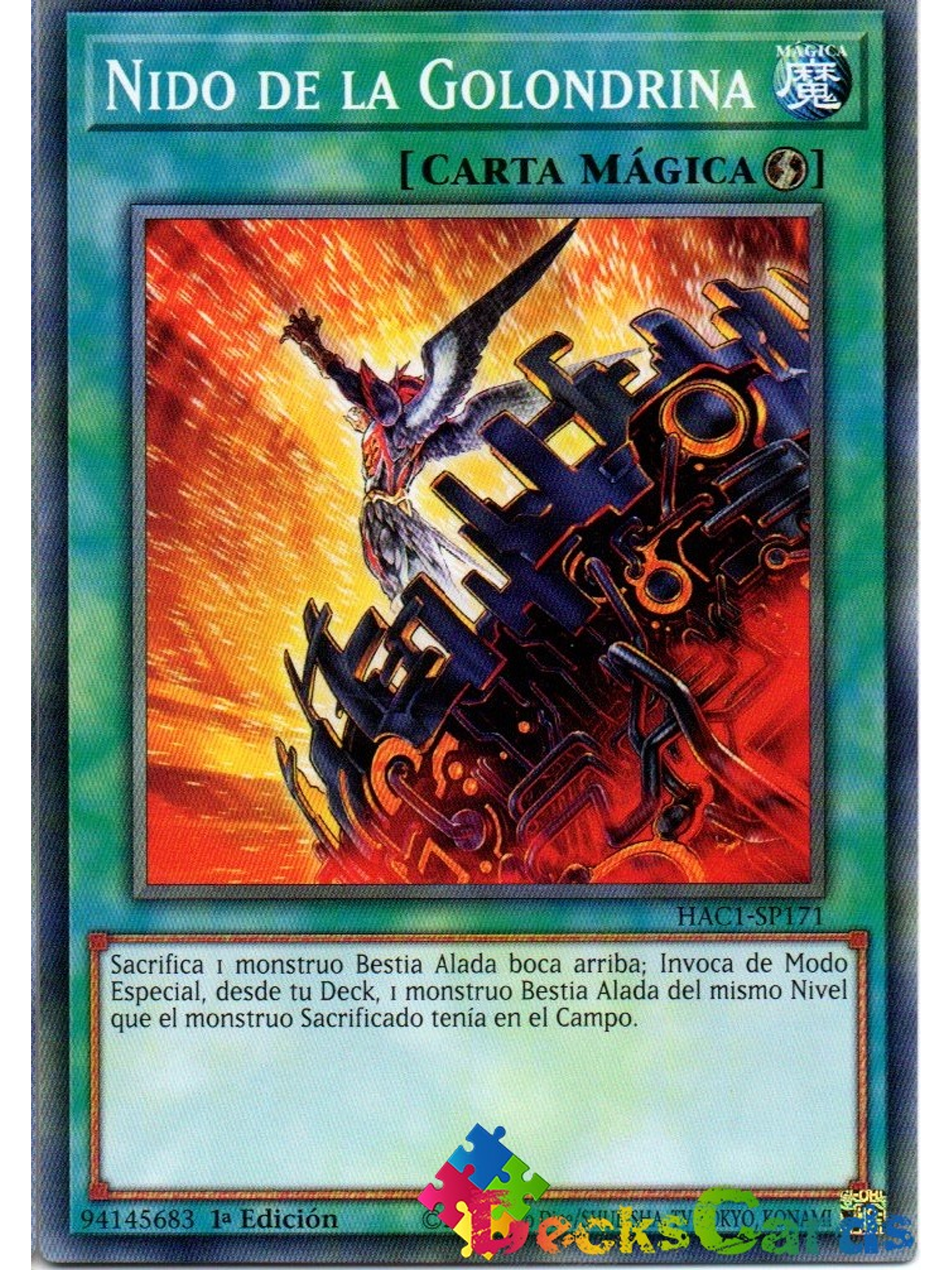 Swallow's Nest - HAC1-EN171 - Duel Terminal Normal Parallel Rare 1st Edition 1