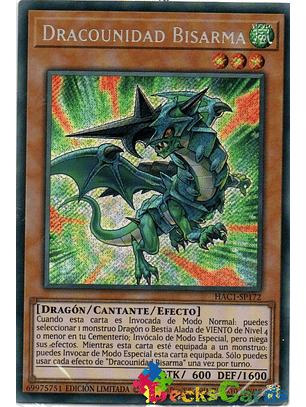 Dragunity Guisarme - HAC1-EN172 - Secret Rare 1st Edition