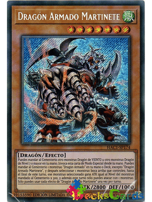 Pile Armed Dragon - HAC1-EN174 - Secret Rare 1st Edition