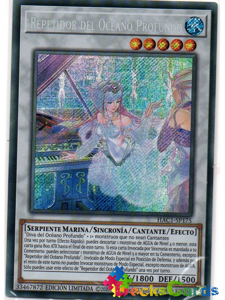 Deep Sea Repetiteur - HAC1-EN175 - Secret Rare 1st Edition 1
