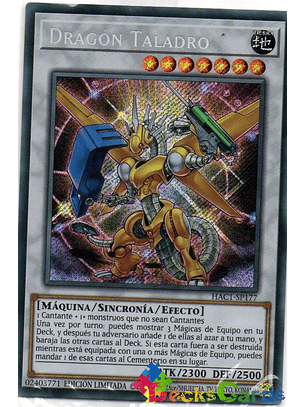 Power Tool Dragon - HAC1-EN177 - Secret Rare 1st Edition