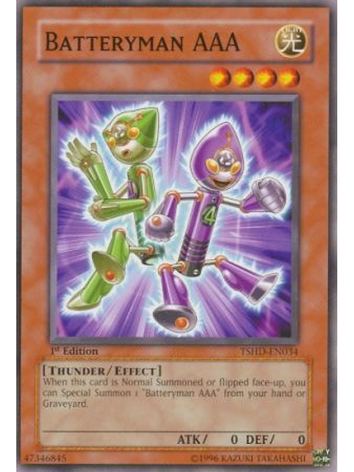 Batteryman AAA - TSHD-EN034 - Common 1st Edition 1