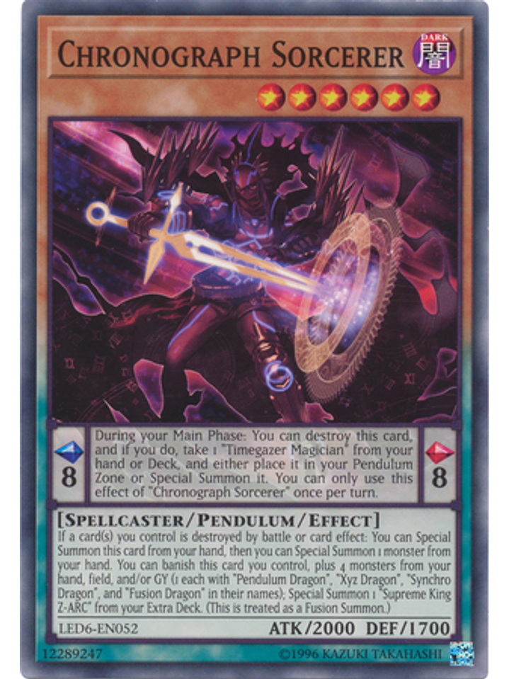 Chronograph Sorcerer - LED6-EN052 - Common Unlimited 1