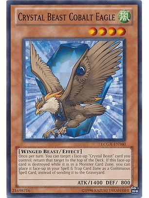 Crystal Beast Cobalt Eagle - LCGX-EN160 - Common Unlimited