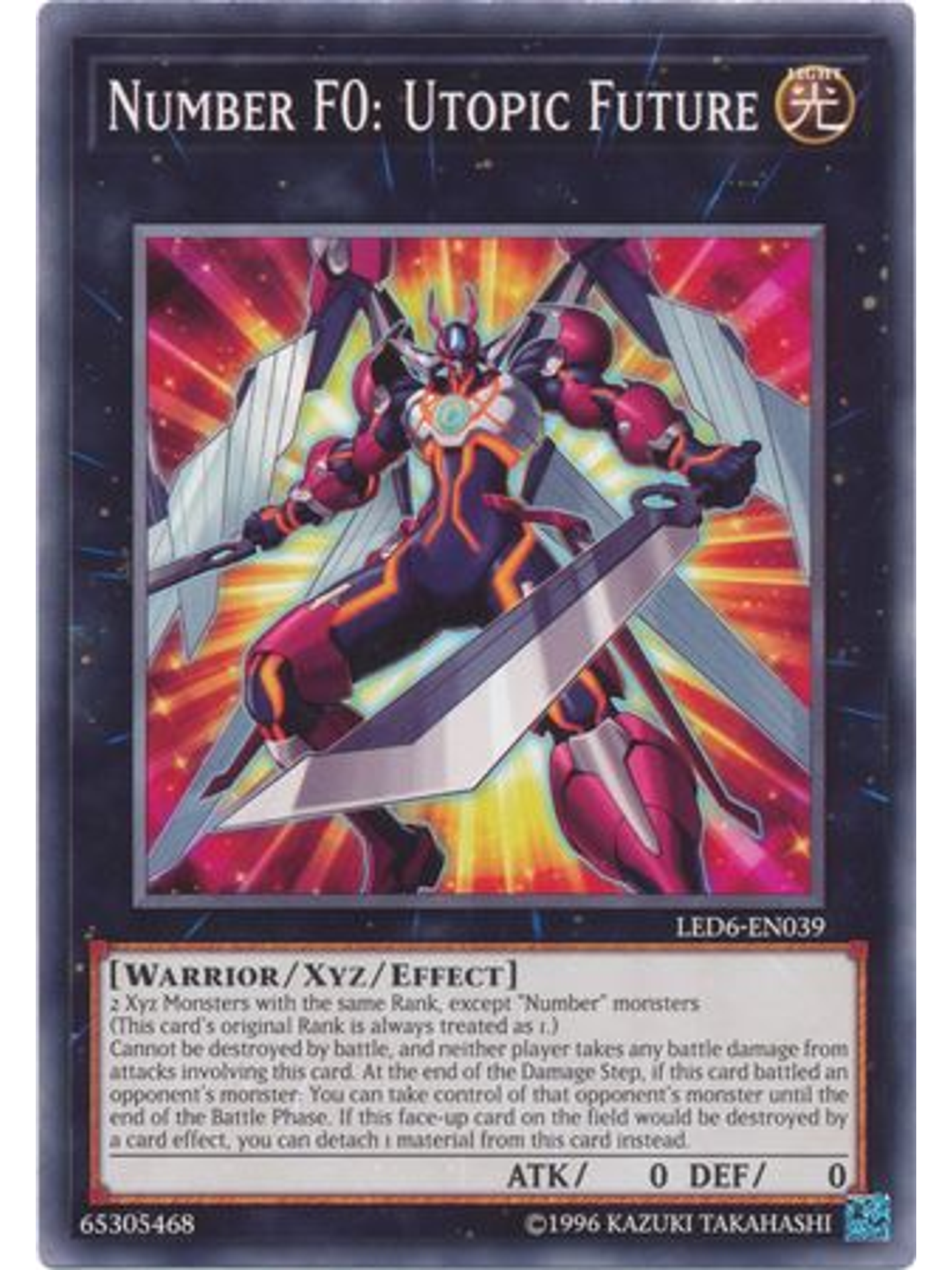 Number F0: Utopic Future - LED6-EN039 - Common Unlimited 1