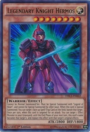 Legendary Knight Hermos - DRL3-EN062 - Ultra Rare 1st Edition