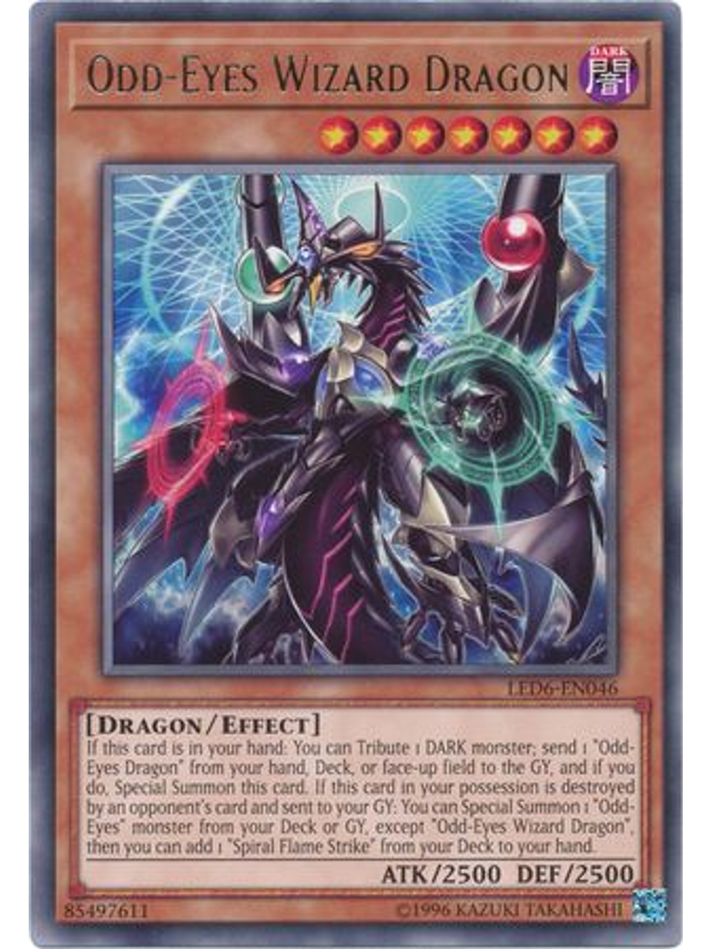 Odd-Eyes Wizard Dragon - LED6-EN046 - Rare Unlimited 1