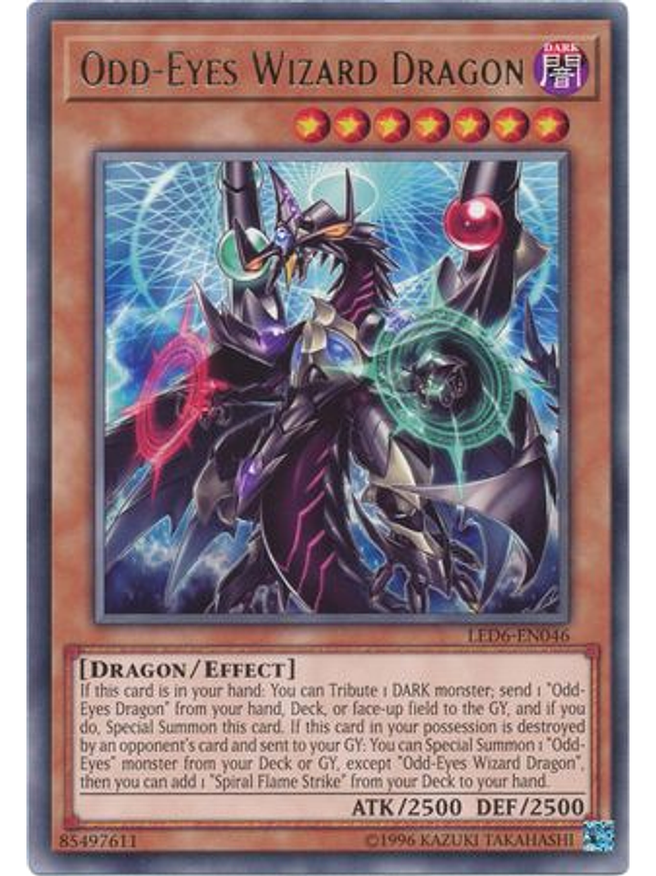 Odd-Eyes Wizard Dragon - LED6-EN046 - Rare Unlimited 1