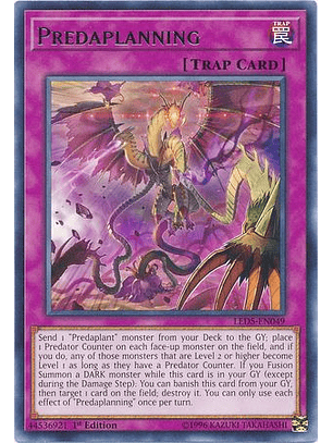 Predaplanning - LED5-EN049 - Rare 1st Edition