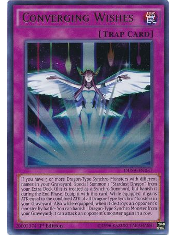 Converging Wishes - DUSA-EN037 - Ultra Rare 1st Edition 1