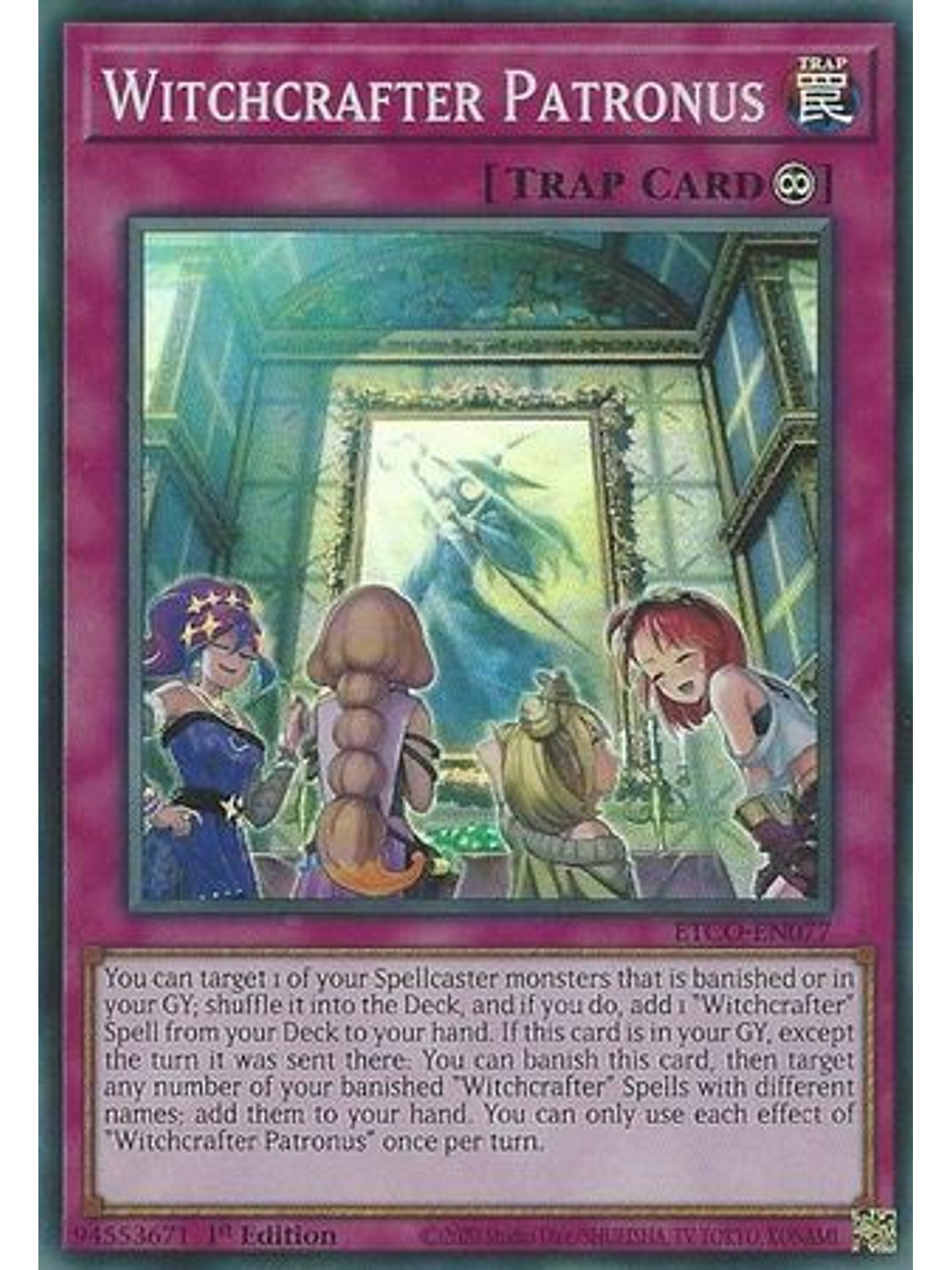 Witchcrafter Patronus - ETCO-EN077 - Super Rare 1st Edition 1