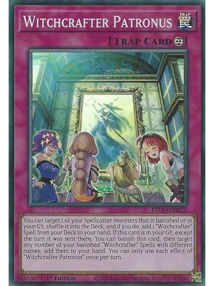 Witchcrafter Patronus - ETCO-EN077 - Super Rare 1st Edition 1