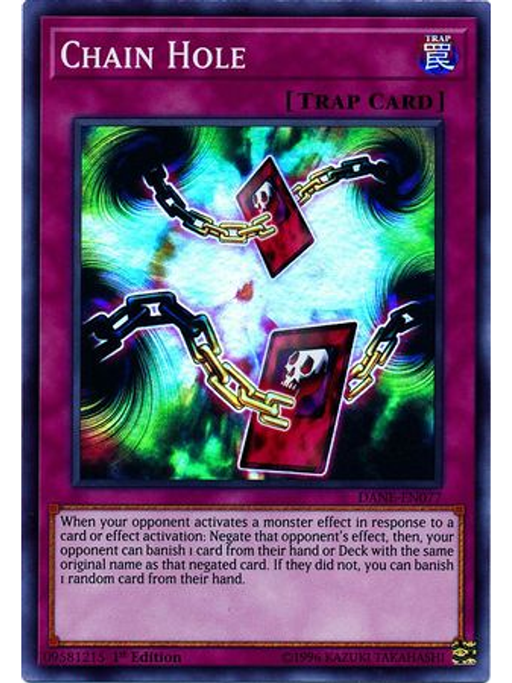 Chain Hole - DANE-EN077 - Super Rare 1st Edition 1