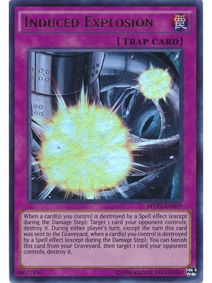 Induced Explosion - MVP1-EN009 - Ultra Rare Unlimited 1