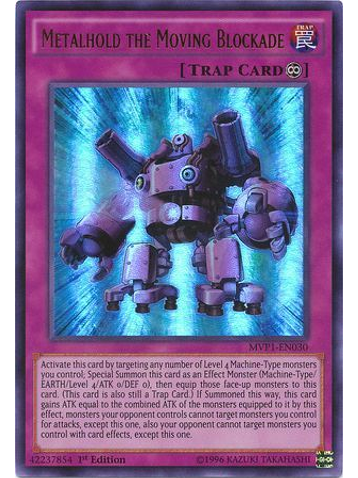 Metalhold the Moving Blockade - MVP1-EN030 - Ultra Rare 1st Edition 1