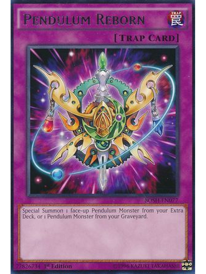 Pendulum Reborn - BOSH-EN077 - Rare 1st Edition 1