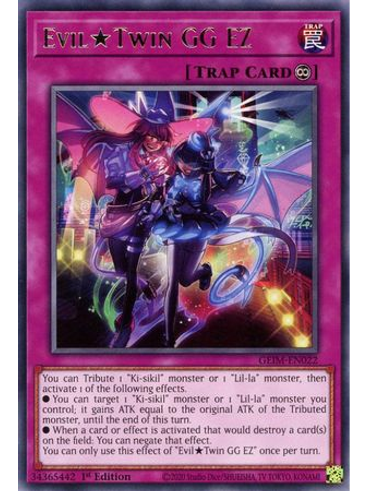 Evil Twin GG EZ - GEIM-EN022 - Rare - 1st Edition 1