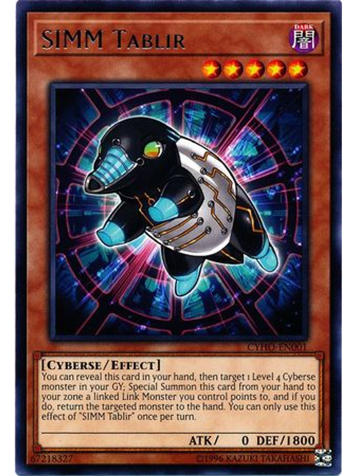 SIMM Tablir - CYHO-EN001 - Rare Unlimited 1