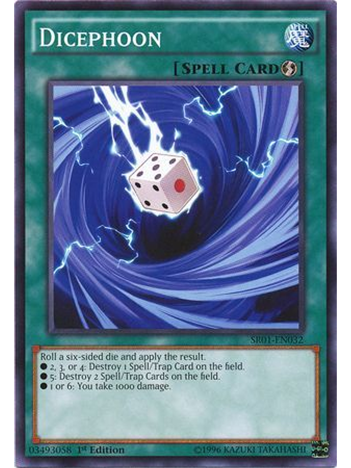 Dicephoon - SR01-EN032 - Common 1st Edition 1