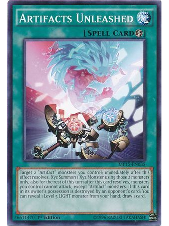 Artifacts Unleashed - MP15-EN035 - Common 1st Edition 1