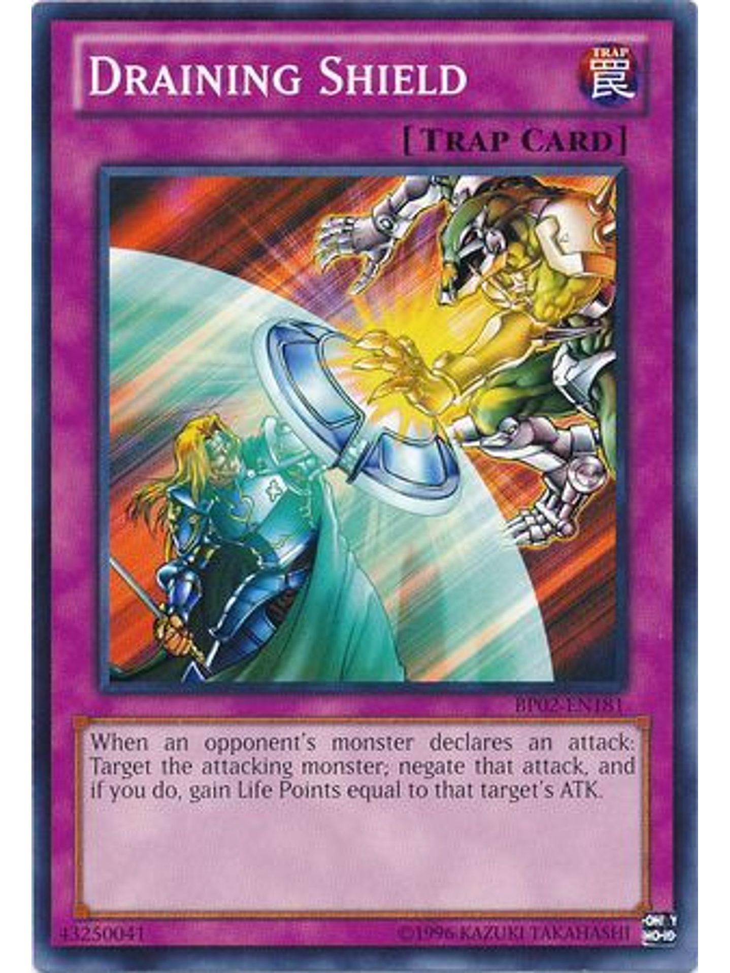 Draining Shield - BP02-EN181 - Common Unlimited 1