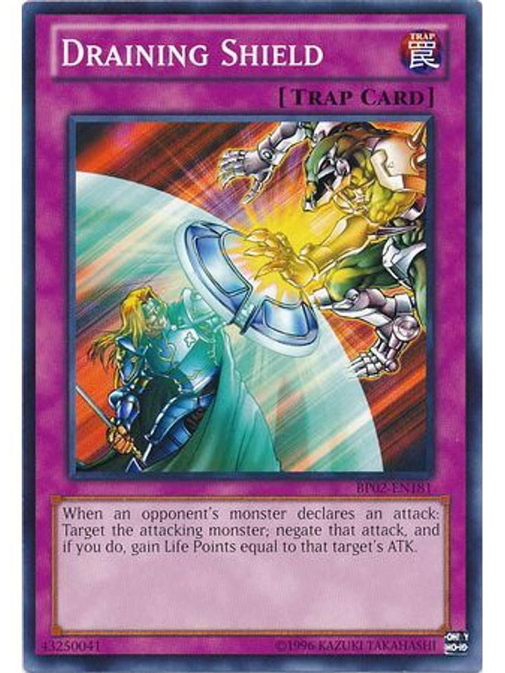 Draining Shield - BP02-EN181 - Common Unlimited 1