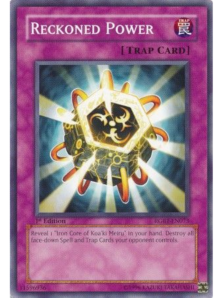 Reckoned Power - RGBT-EN073 - Common 1st Edition 1