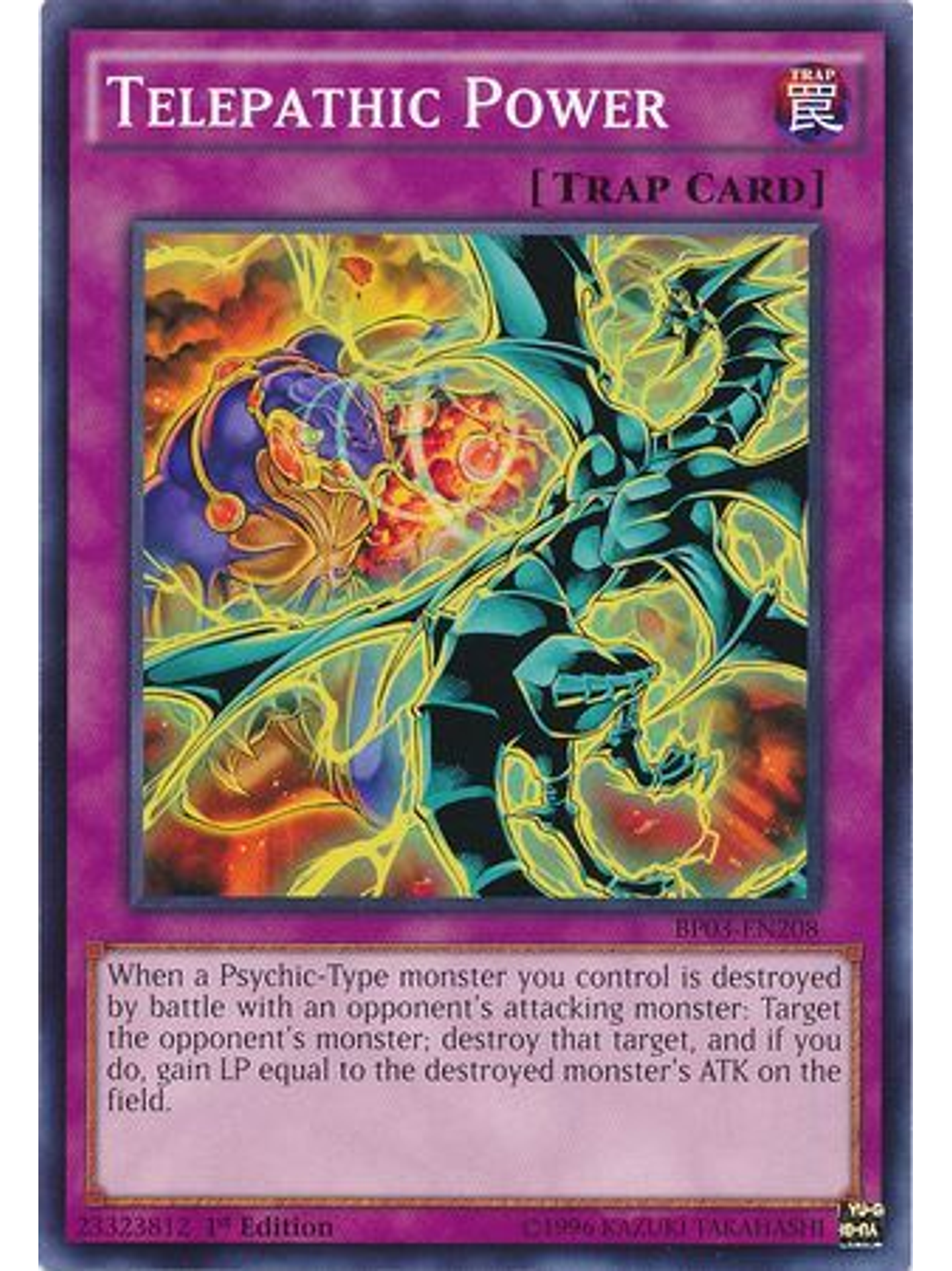 Telepathic Power - BP03-EN208 - Common 1st Edition 1
