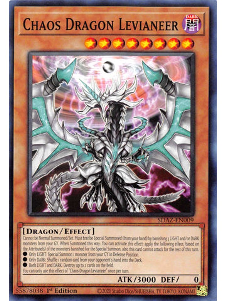 Chaos Dragon Levianeer - SDAZ-EN009 - Common 1st Edition 1