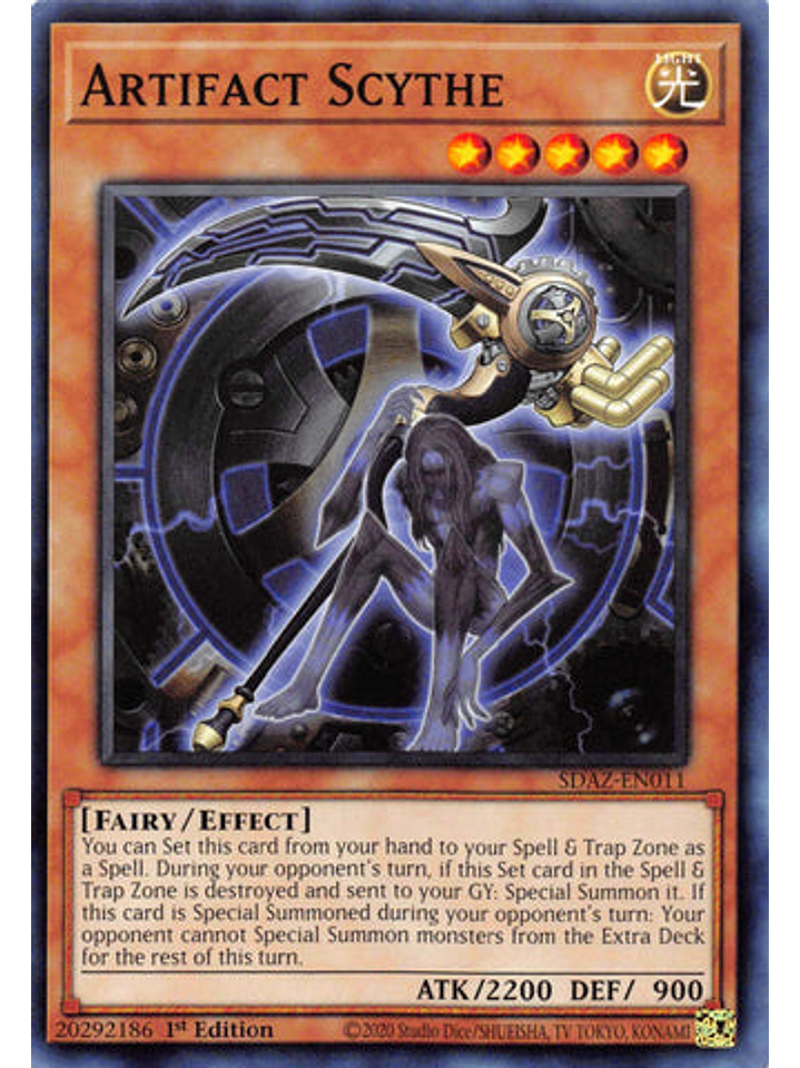 Artifact Scythe - SDAZ-EN011 - Common 1st Edition 1