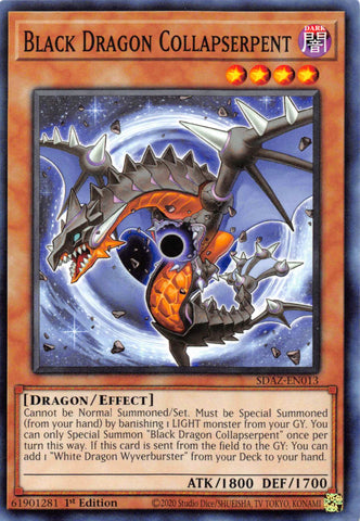Black Dragon Collapserpent - SDAZ-EN013 - Common 1st Edition