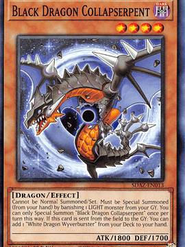 Black Dragon Collapserpent - SDAZ-EN013 - Common 1st Edition