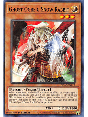 Ghost Ogre & Snow Rabbit - SDAZ-EN017 - Common 1st Edition