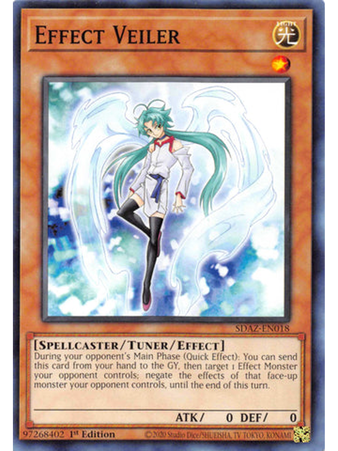 Effect Veiler - SDAZ-EN018 - Common 1st Edition 1
