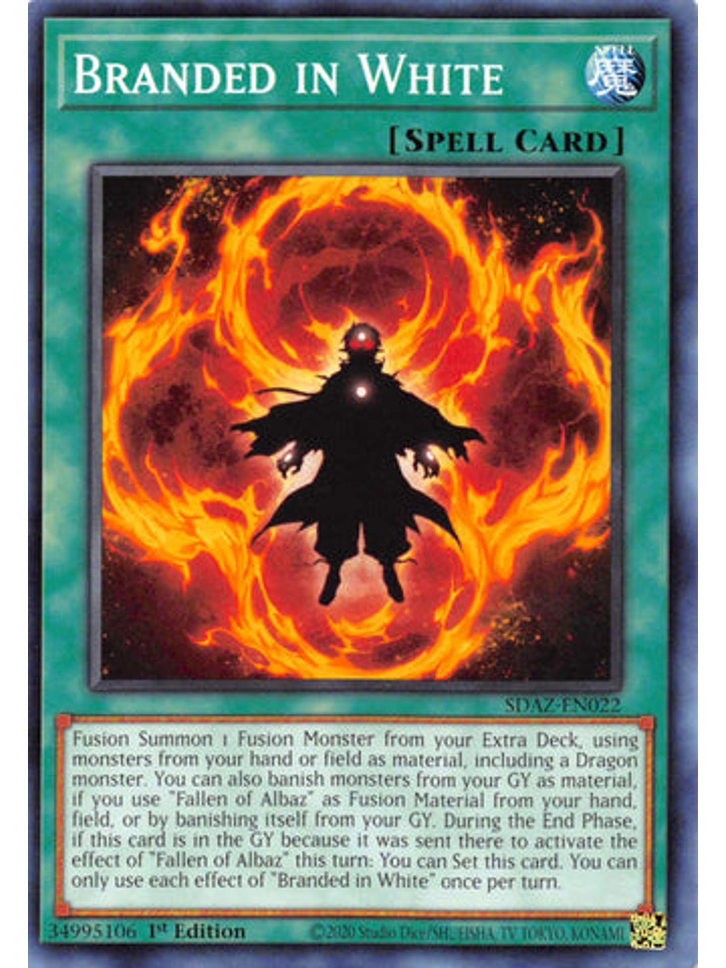 Branded in White - SDAZ-EN022 - Common 1st Edition 1