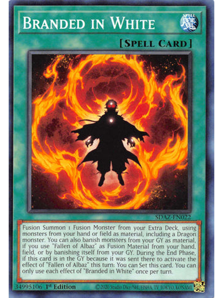 Branded in White - SDAZ-EN022 - Common 1st Edition 1