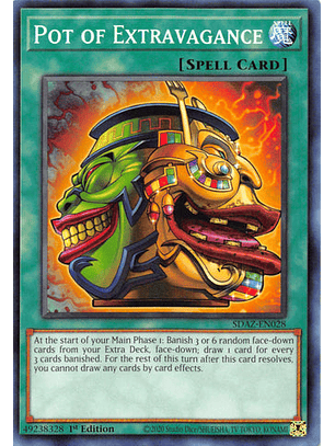 Pot of Extravagance - SDAZ-EN028 - Common 1st Edition