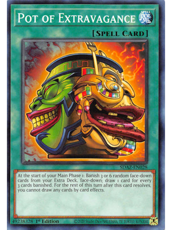 Pot of Extravagance - SDAZ-EN028 - Common 1st Edition 1