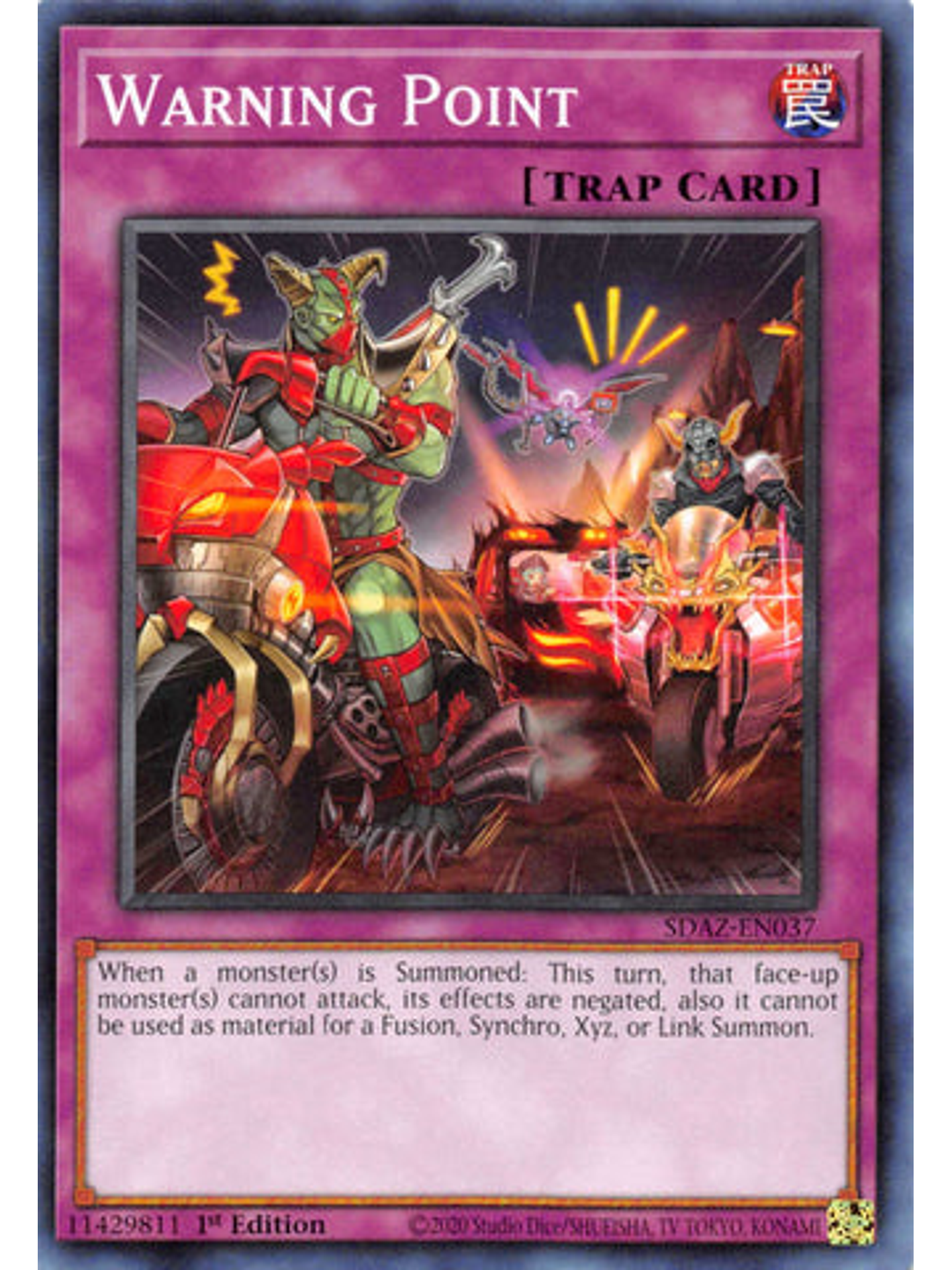 Warning Point - SDAZ-EN037 - Common 1st Edition 1