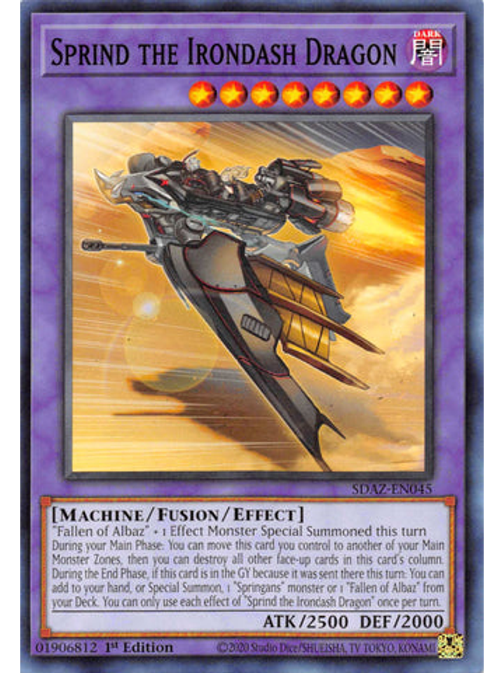 Sprind the Irondash Dragon - SDAZ-EN045 - Common 1st Edition 1