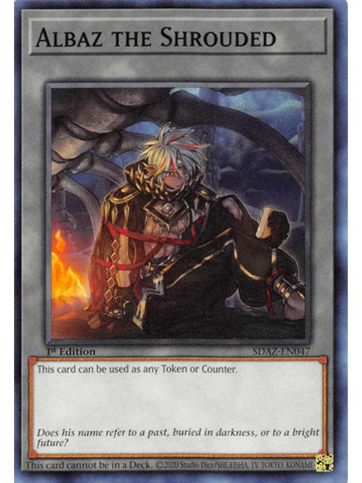 Albaz the Shrouded - SDAZ-EN047 - Common 1st Edition 1