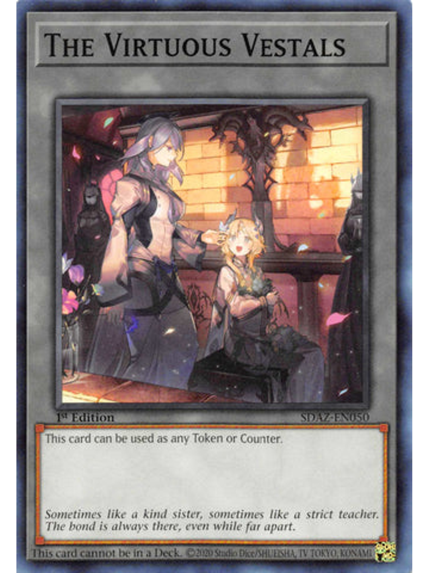 The Virtuous Vestals - SDAZ-EN050 - Common 1st Edition 1