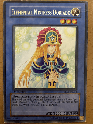 Elemental Mistress Doriado - TLM-EN034 - Rare 1st Edition